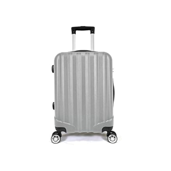 Mala de Bordo ABS 4 Rodas Adventure Fortt Prata - MAB01-PR