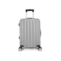 Mala de Bordo ABS 4 Rodas Adventure Fortt Prata - MAB01-PR