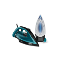 Ferro a Vapor Arno Ultragliss Plus com Base Durilium Airglide, deslizamento mais rápido, maior resistência e Modo Economia de Energia, 1520W, Azul e Preto, FMY 110V
