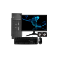 PC CPU Completo Mancer, Intel Core I7, 8GB de Ram, SSD 240GB, Monitor 19 + Kit teclado e mouse