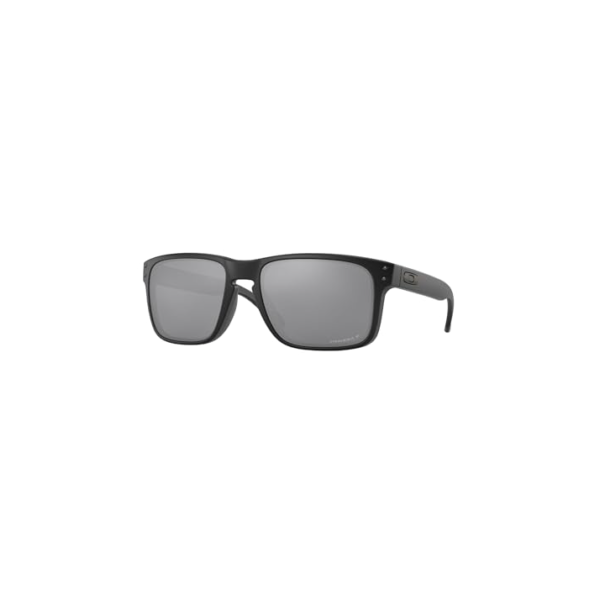 Óculos de Sol Oakley Polarizado Holbrook 0OO9102L 9102D6 Tam 55 / Preto Fosco - Lentes Prizm Black Polarized