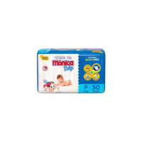Fralda Turma da Mônica Baby Jumbo P 30 Unidades