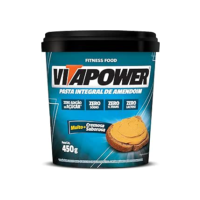 VitaPower Pasta De Amendoim Integral - 450G Natural -