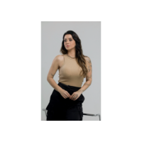 Regata Feminina Canelada Blusinha Básica