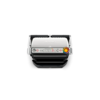 Grill Elétrico Arno Perfect Grill GP01, Inox, com 6 Programas, Função Descongelar e Medição Automática de Espessura, Antiaderente e Fácil de Limpar, 1830W, 110V