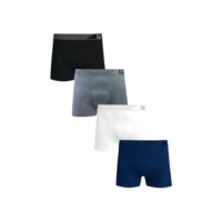 Kit 4 Cuecas Boxer Sem Costura DelRio (BR, Alfa, GG, Regular, Sortidas)