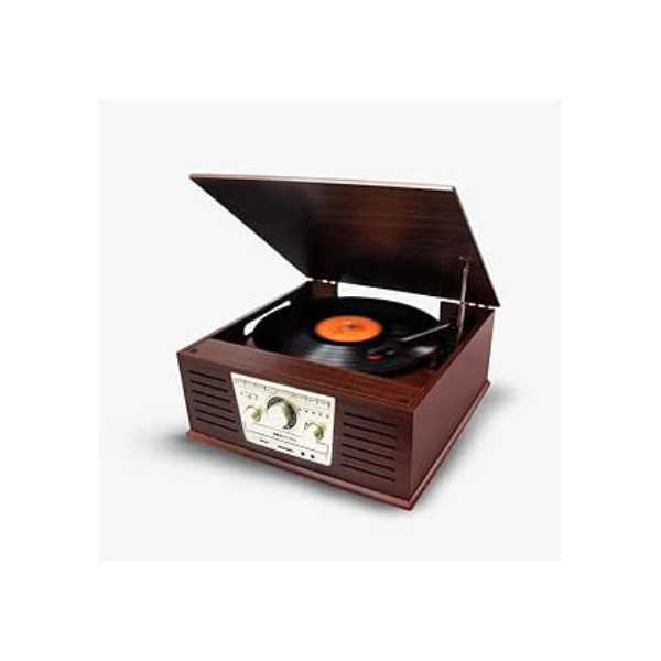 Obaretrô Vitrola Multifuncional Obabox Cd, Usb, Bluetooth, Rádio Fm e Conversor