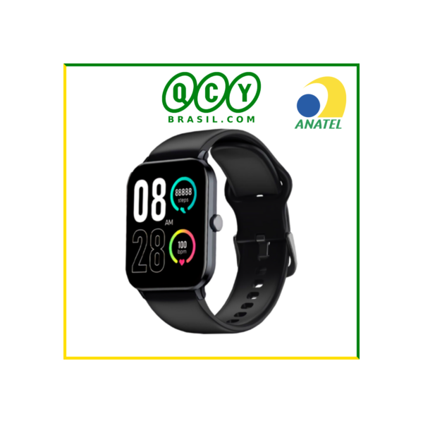 SmartWatch QCY GTC S1 - Relógio Smart Bluetooth 5.0 - À prova D'água IPX8 até 1 metro