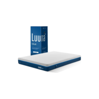 Colchão Luuna Blue Branco E Azul Casal 3 Espumas