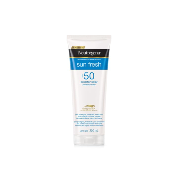 Neutrogena Sun Fresh Protetor Solar Corporal, FPS 50, 200ml