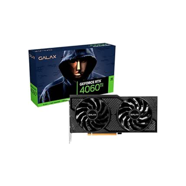 Placa de Vídeo Galax GeForce RTX 4060 TI Dual 1-Click OC TecLab 8GB GDDR6X 128 bits - 46ISL8MDABOC