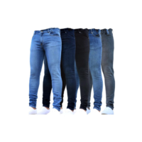 Kit 4 Calças Jeans Masculinas Com Lycra Oferta Premium