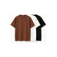 Kit 3 Camisetas Básica Unissex Streetwear Liso Academia Leve