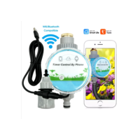 Wifi sem fio jardim temporizador de água telefone inteligente controle remoto casa estufa irrigação ao ar livre kit automático gateway embutido