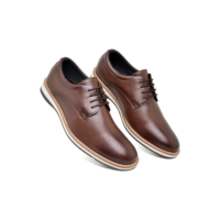 Sapato Casual Masculino Oxford Derby Confortável Moderno