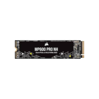 Corsair SSD MP600 PRO NH 8TB PCIe Gen4 x4 NVMe M.2 – NAND TLC de alta densidade – M.2 2280 – Compatível com armazenamento direto – até 7.000 MB/seg – Sem dissipador de calor – Preto