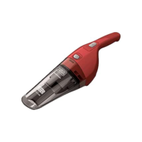 BLACK+DECKER Aspirador de Pó e Àgua, Portátil, Vermelho, Modelo APB3600, Bateria de 3,6V
