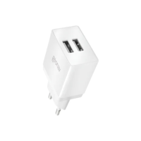 Carregador De Parede 2 X Usb 2,1a Branco - Geonav