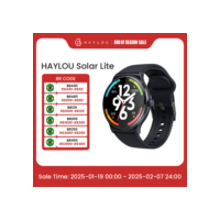 HAYLOU Solar Lite Relógio Inteligente, 1,38 "Display, Bluetooth 5.3, 100 + Watch Faces, SpO2 Monitor de Freqüência Cardíaca, 20 Dias Endurance