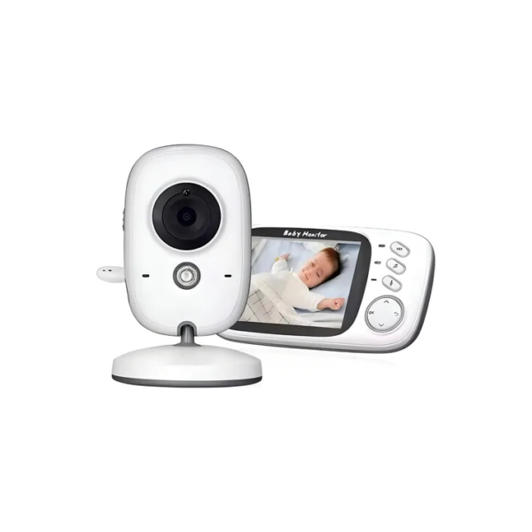 Baba Eletrônica Baby Monitor Visão Noturna Dual Audio Cor Branco G.Eye