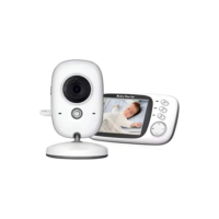 Baba Eletrônica Baby Monitor Visão Noturna Dual Audio Cor Branco G.Eye