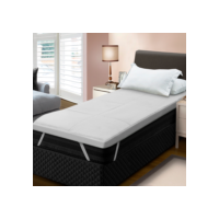 Pillow Top Solteiro Macio de Manta Siliconada Antialérgico 200 Fios BF Colchões