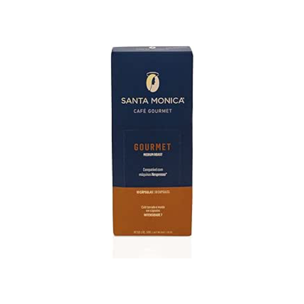 Café Santa Monica Cápsulas De Café Gourmet Medium Roast Santa Monica Compatível Com Nespresso Contém 10 Cápsulas