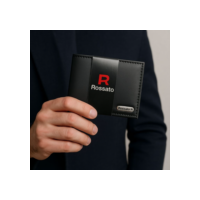 Carteira Masculina Couro ROSSATO - (ACOMPANHA CAIXA).