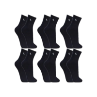 Kit 6 Pares Meias Lupo Original Cano Médio Adulto Atacado