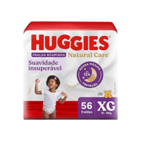 Huggies Fralda Premium Roupinha Natural Care XG 56 Un