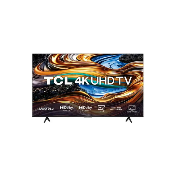 Tcl 4k Smart Tv 75P755 Google Tv Dolby Preto