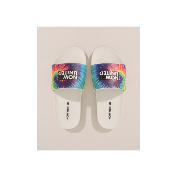Chinelo Slide Infantil Grendene Now United Branco