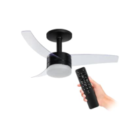 Ventilador de Teto Arno Ultimate Bivolt Preto VX14, 150W, Controle Remoto, 6 Velocidades, 4 Funções e Iluminação para 2 Lâmpadas