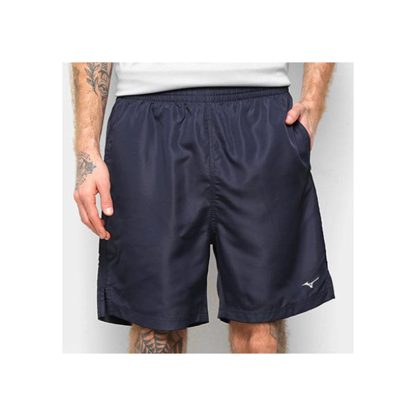 Bermuda Mizuno Rip Stop Masculina - Azul Petróleo