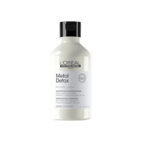 L'Oréal Professionnel Shampoo Metal Detox, para maciez, brilho & sedosidade, maior durabilidade da cor, para cabelos coloridos e danificados, 300ml