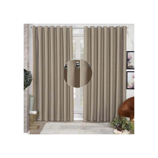 Cortina Blackout Tecido Grosso 2,80x2,30 Porta Sala Quarto
