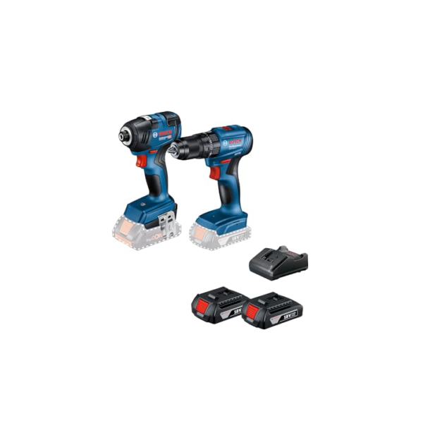 Bosch Combo Furadeira GSB 185-LI + Chave de impacto GDR 18V-200 2B
