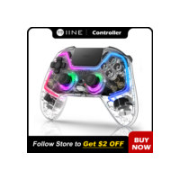 Controlador sem fio IINE Bastet compatível com PS4/Switch/PC/Android/IOS Joystick e gatilho de efeito Hall com touch pad