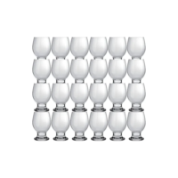 Jogo 24 Taças Paulista Água 250ml - Nadir 7002 Cor Transparente