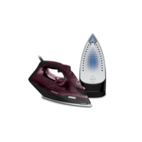 Ferro a Vapor Arno Ultragliss com Base Durilium Airglide, deslizamento mais rápido e maior resistência, 1520W, Vinho, FMV 110V