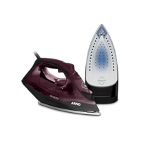 Ferro a Vapor Arno Ultragliss com Base Durilium Airglide, deslizamento mais rápido e maior resistência, 1520W, Vinho, FMV 110V