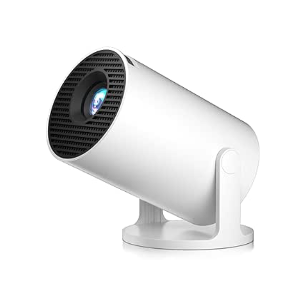 Salange HY300 Mini Projetor Portatil, 5G WiFi 6 Bluetooth 5.0, Smart Projetor Android 11, 8500 Lumens Proyetor LED 4K 1080P Full HD Suporte (EU Plug)
