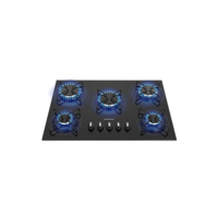 Cooktop a Gás, 5 Bocas, Mondial, Preto/Inox, Bivolt - CTG-02