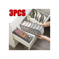 3/1 Pçs Organizador De Armário Para Meias De Sutiã Roupa Íntima/Caixas Divisórias Dobrável