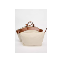 Bolsa de lona de grande capacidade, novo estilo, bolsa casual versátil, bolsa de ombro para compras e deslocamento 单肩包