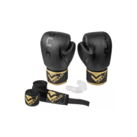 Kit Boxe E Muay Thai Luvas + Protetor Bucal + Bandagem Vollo