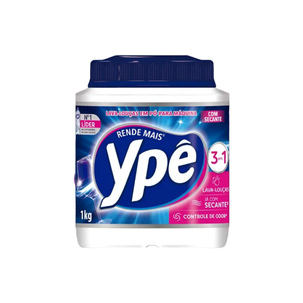 Detergente Lava Louças em Pó para Máquina Ypê 1Kg