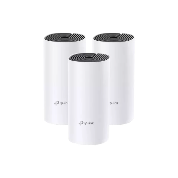 Kit de Roteadores Sistema Wi-fi Mesh Ac1200 Deco M4 (3-pack) Cor Branco/Preto Tp-link bivolt