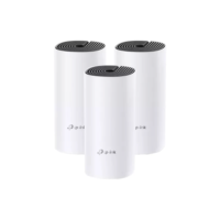 Kit de Roteadores Sistema Wi-fi Mesh Ac1200 Deco M4 (3-pack) Cor Branco/Preto Tp-link bivolt