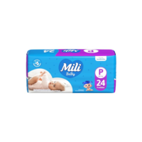 Mili Fralda Ultra Seca Jumbinho Tamanho P 1X24